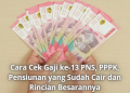 Cara Cek Gaji ke-13 PNS, PPPK, Pensiunan yang Sudah Cair dan Rincian Besarannya