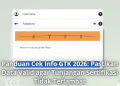 Panduan Cek Info GTK 2026: Pastikan Data Valid agar Tunjangan Sertifikasi Tidak Terlambat