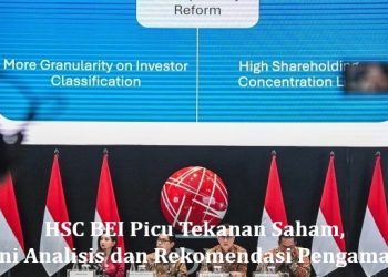 HSC BEI Picu Tekanan Saham, Ini Analisis dan Rekomendasi Pengamat