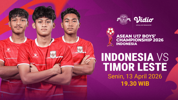 Live Streaming Timnas Indonesia U-17 vs Timor Leste Piala AFF U-17 2026, Jadwal dan Link Nonton