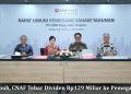 Laba Tumbuh, CNAF Tebar Dividen Rp129 Miliar ke Pemegang Saham