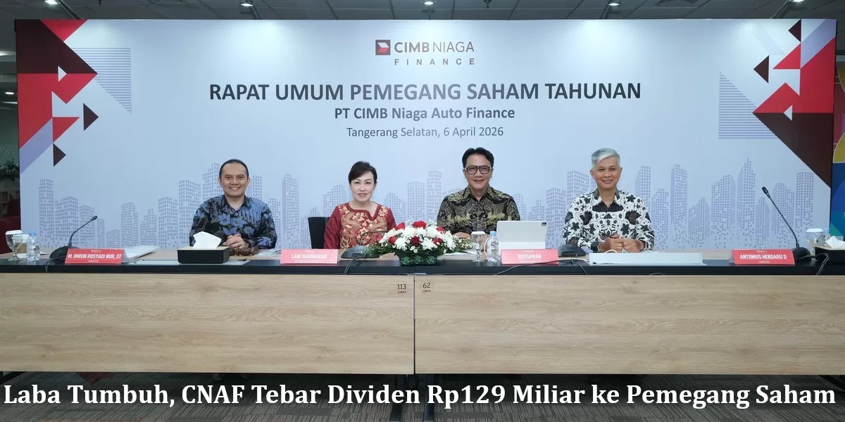 Laba Tumbuh, CNAF Tebar Dividen Rp129 Miliar ke Pemegang Saham