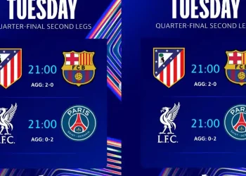 Jadwal Liga Champions Malam Ini: Atletico Madrid vs Barcelona dan Liverpool vs PSG Leg Kedua