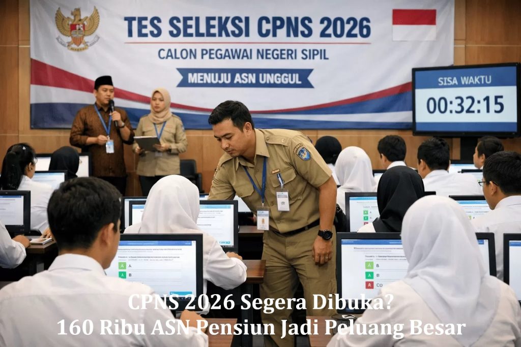CPNS 2026 Segera Dibuka? 160 Ribu ASN Pensiun Jadi Peluang Besar