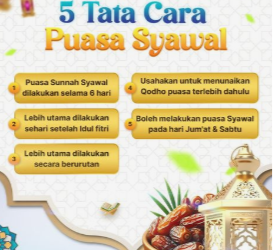 Niat dan Tata Cara Puasa Syawal 2026