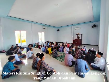 Materi Kultum Singkat: Contoh dan Penjelasan Lengkap yang Mudah Dipahami