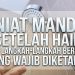 Niat Mandi Setelah Haid dan Langkah-langkah Bersuci yang Wajib Diketahui