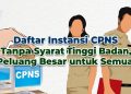 Daftar Instansi CPNS Tanpa Syarat Tinggi Badan, Peluang Besar untuk Semua!