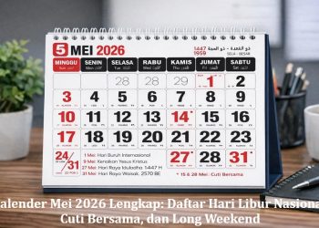Kalender Mei 2026 Lengkap: Daftar Hari Libur Nasional, Cuti Bersama, dan Long Weekend