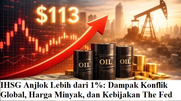 IHSG Anjlok Lebih dari 1%: Dampak Konflik Global, Harga Minyak, dan Kebijakan The Fed