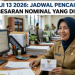 Gaji 13 2026: Jadwal Pencairan dan Besaran Nominal yang Diterima