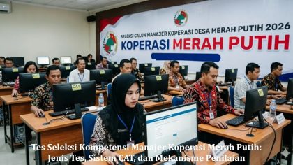 Tes Seleksi Kompetensi Manajer Koperasi Merah Putih: Jenis Tes, Sistem CAT, dan Mekanisme Penilaian