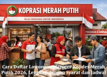 Cara Daftar Lowongan Manajer Kopdes Merah Putih 2026, Lengkap dengan Syarat dan Jadwal
