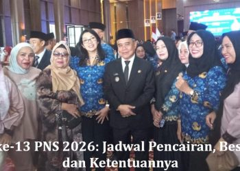 Gaji ke-13 PNS 2026: Jadwal Pencairan, Besaran, dan Ketentuannya