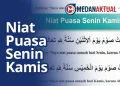 Niat Puasa Kamis, Latin dan Artinya