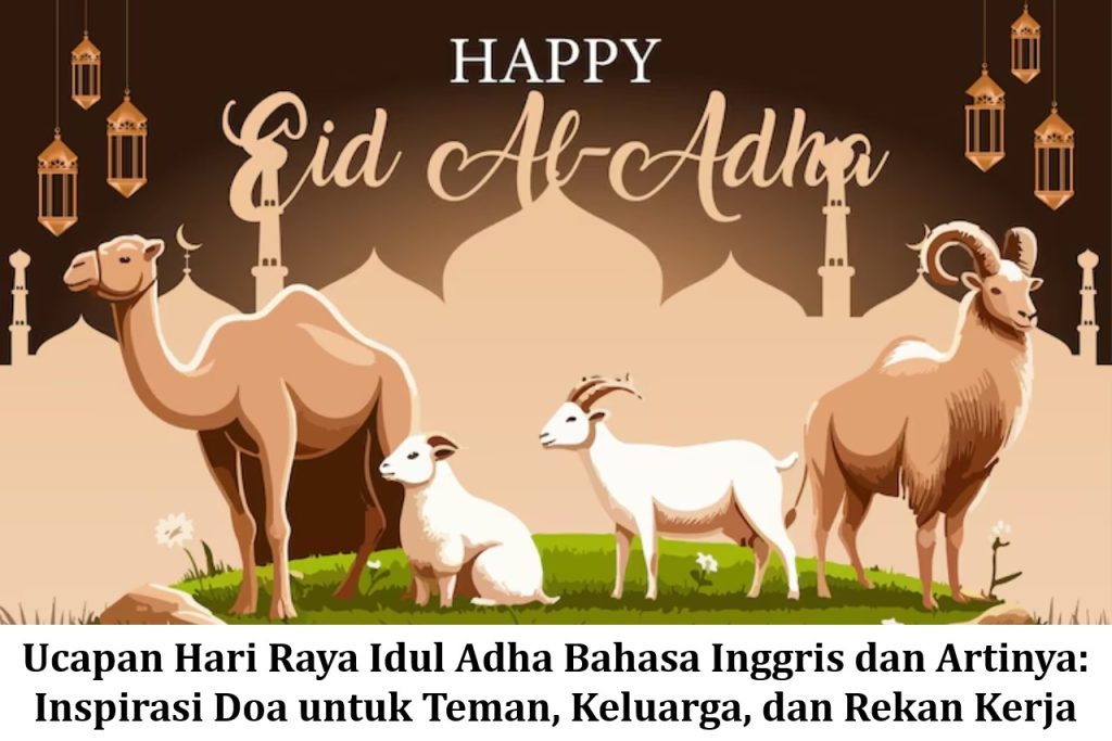 Ucapan Hari Raya Idul Adha Bahasa Inggris dan Artinya: Inspirasi Doa untuk Teman, Keluarga, dan Rekan Kerja