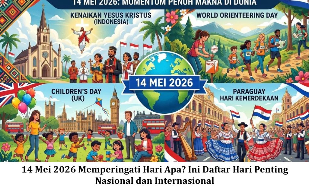 14 Mei 2026 Memperingati Hari Apa? Ini Daftar Hari Penting Nasional dan Internasional