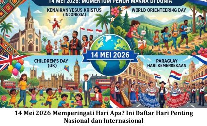 14 Mei 2026 Memperingati Hari Apa? Ini Daftar Hari Penting Nasional dan Internasional