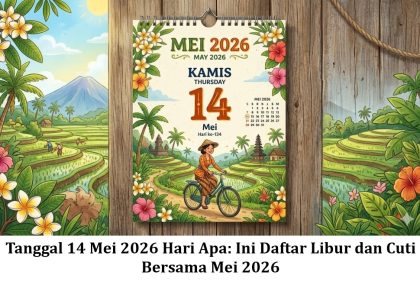 Tanggal 14 Mei 2026 Hari Apa: Ini Daftar Libur dan Cuti Bersama Mei 2026