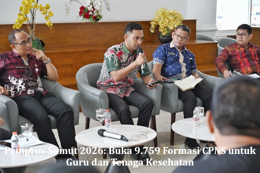 Pemprov Sumut 2026: Buka 9.759 Formasi CPNS untuk Guru dan Tenaga Kesehatan