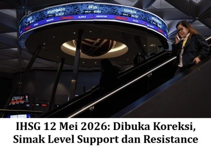 IHSG 12 Mei 2026: Dibuka Koreksi, Simak Level Support dan Resistance