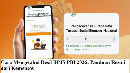 Cara Mengetahui Desil BPJS PBI 2026: Panduan Resmi dari Kemensos