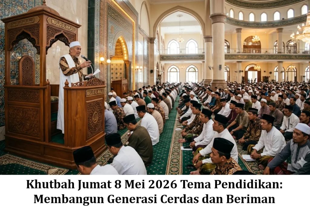 Khutbah Jumat 8 Mei 2026 Tema Pendidikan: Membangun Generasi Cerdas dan Beriman