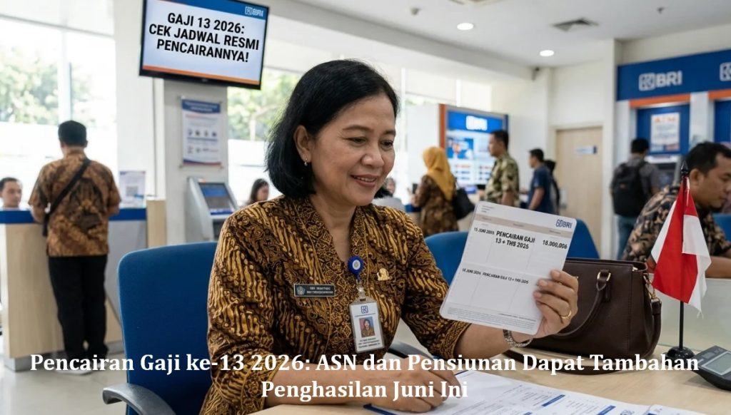 Pencairan Gaji ke-13 2026: ASN dan Pensiunan Dapat Tambahan Penghasilan Juni Ini