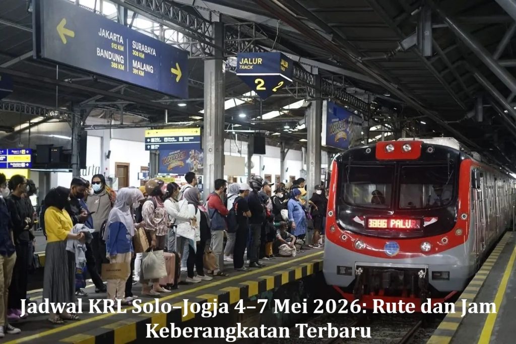 Jadwal KRL Solo–Jogja 4–7 Mei 2026: Rute dan Jam Keberangkatan Terbaru