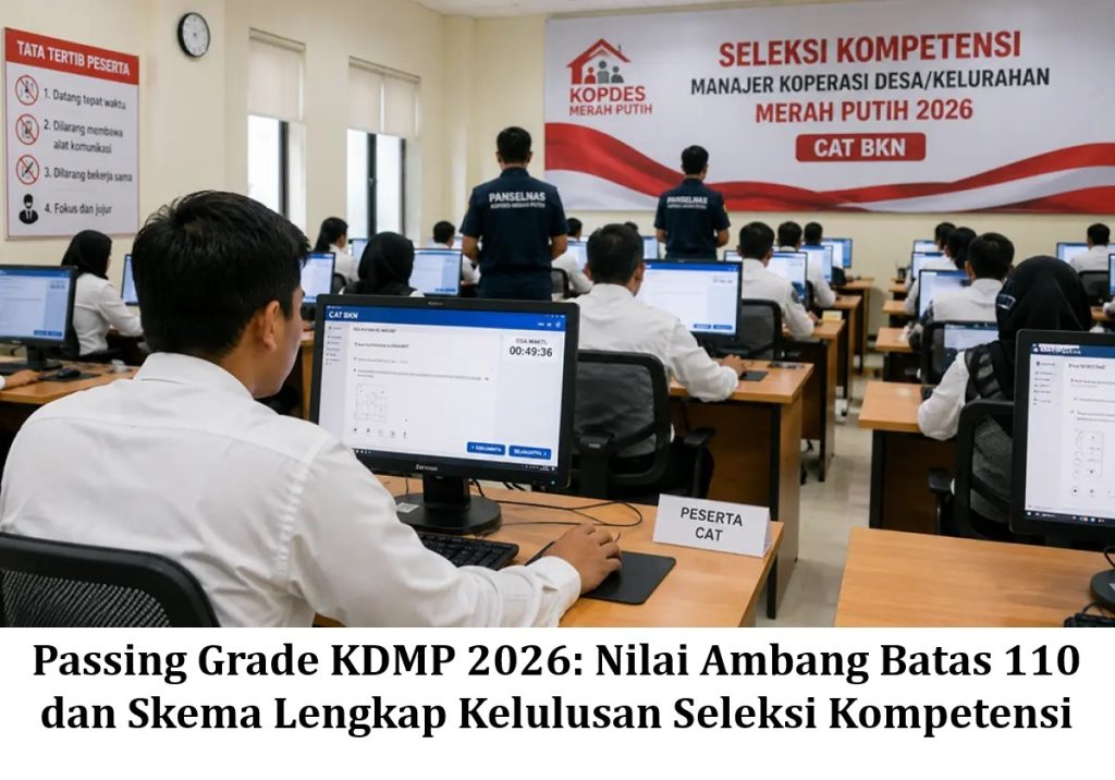 Passing Grade KDMP 2026: Nilai Ambang Batas 110 dan Skema Lengkap Kelulusan Seleksi Kompetensi