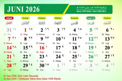 Jadwal Libur Sekolah Juni 2026 Lengkap di Berbagai Daerah
